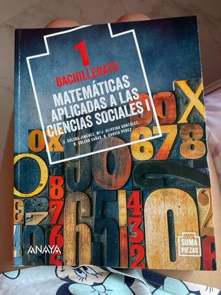 Matemáticas aplicadas a las Ciencias Sociales I.