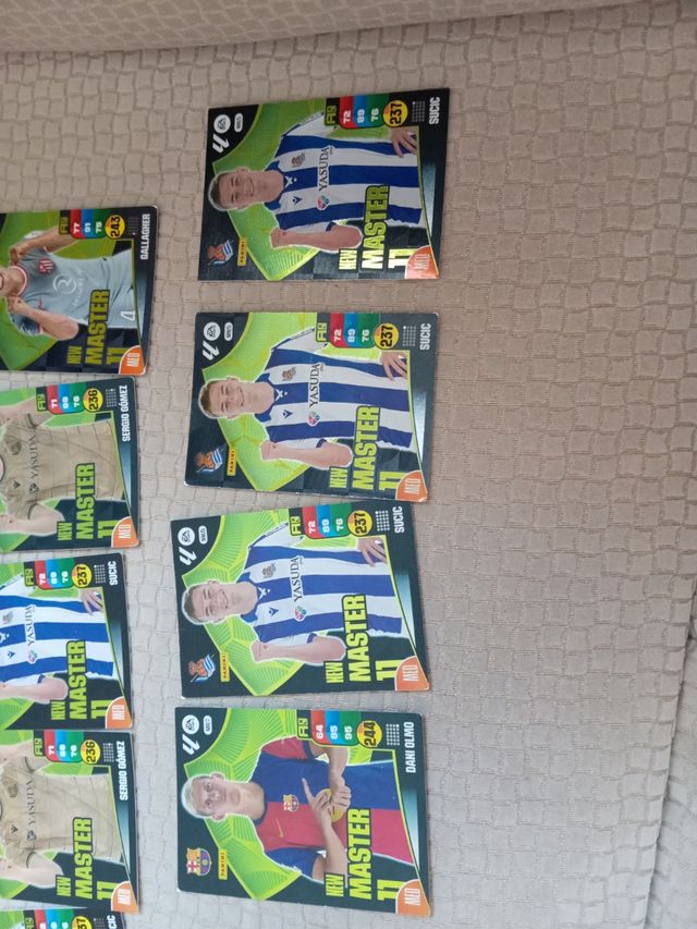 Adrenalyn XL New Master: 18 cartas