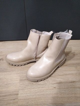 Stivaletti beige donna tg 38