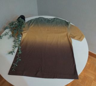 Camiseta degradada Zara XL