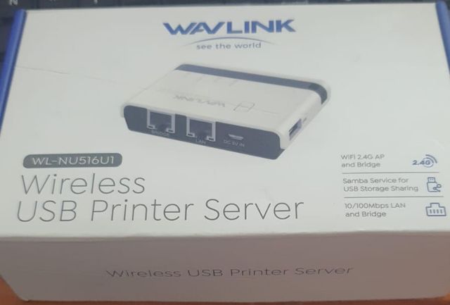 Servidor Impresora USB WiFi WAVLINK