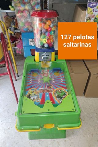 Máquina pinball warrior, con pelotas saltarinas 