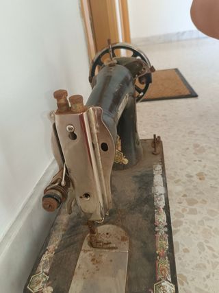 Máquina coser Hexagon compañía singer vintage