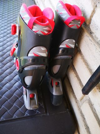 Patines Oxelo niños Rojos y negros 