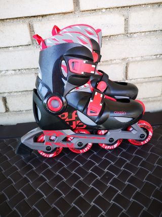 Patines Oxelo niños Rojos y negros 