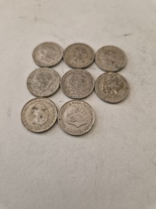 8 Monedas 10 Centimos 1959