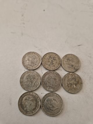 8 Monedas 10 Centimos 1959