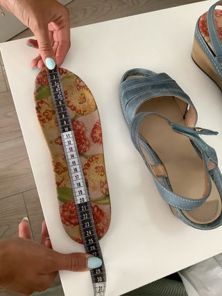 Sandalias PieSanto azul, talla 39