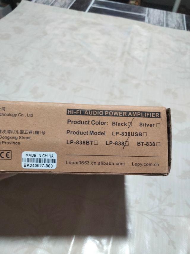 Amplificatore HiFi 2.0 Lepy LP-838
