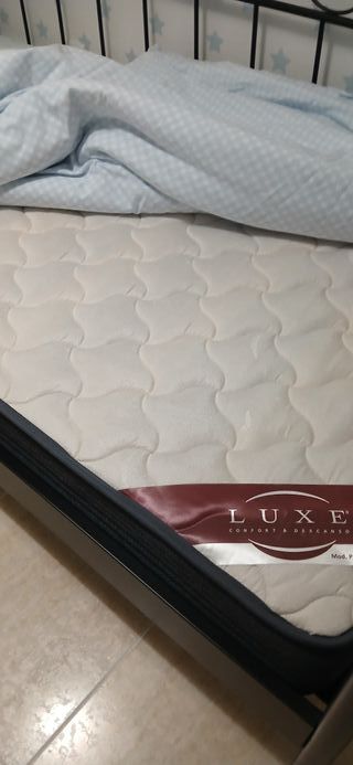 Cama  sofa hierro forjado 90x190