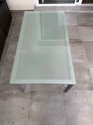Mesa centro cristal 