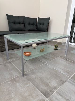 Mesa centro cristal 