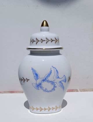 Vaso Porcellana Dipinto a Mano
