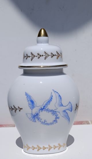 Vaso Porcellana Dipinto a Mano