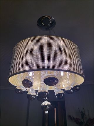 Lámpara colgante cristal moderna