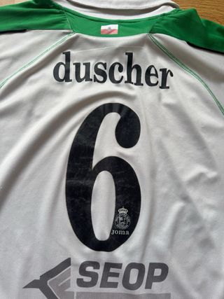 Camiseta Racing Santander match worn duscher