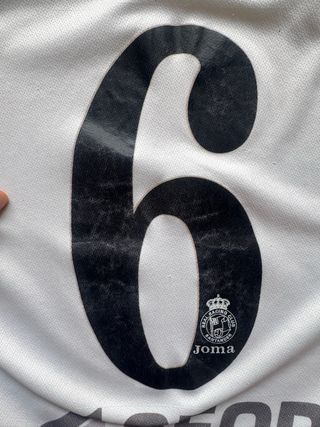 Camiseta Racing Santander match worn duscher
