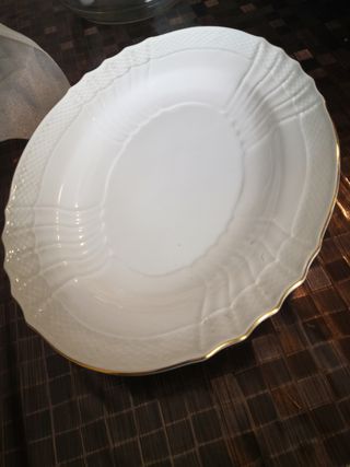 Piatti Richard Ginori, oro, porcellana