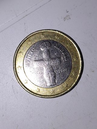 Moneta da 1 euro ciprio2008
