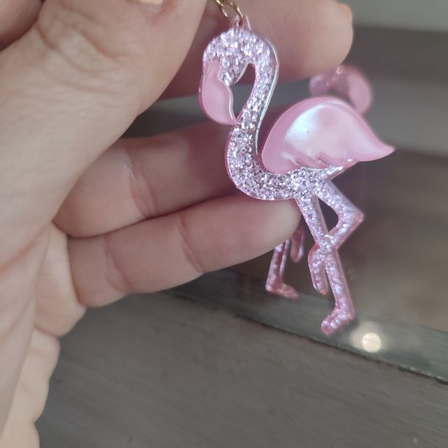 Pendientes flamencos rosa sin estrenar