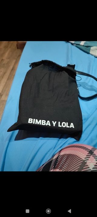Bolso Bimba y Lola rosa y negro