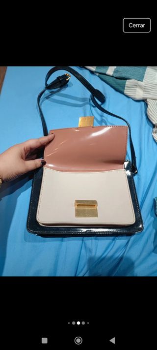 Bolso Bimba y Lola rosa y negro