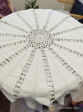 Paño crochet hecho a mano