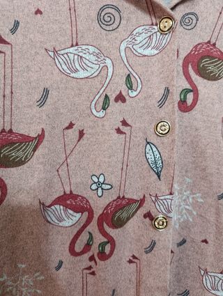 Camisa flamencos rosa