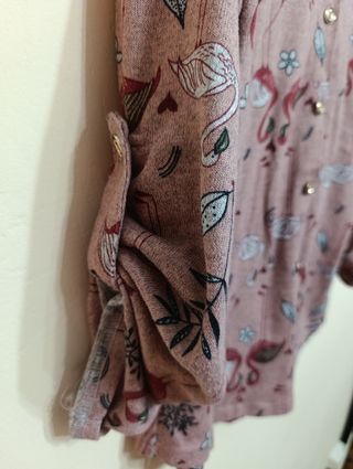 Camisa flamencos rosa