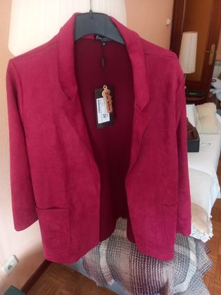 Americana Lisa Milano - Roja - Talla M