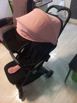Carro paseo bebé rosa