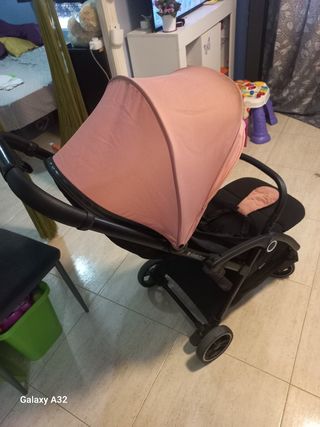 Carro paseo bebé rosa