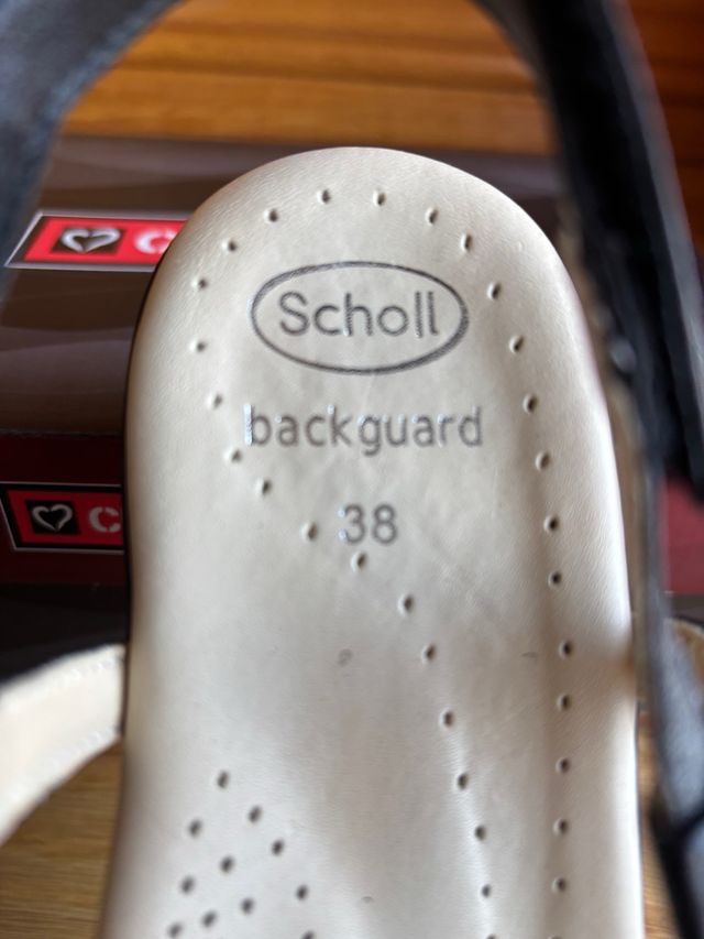 Sandalias Scholl mujer negras