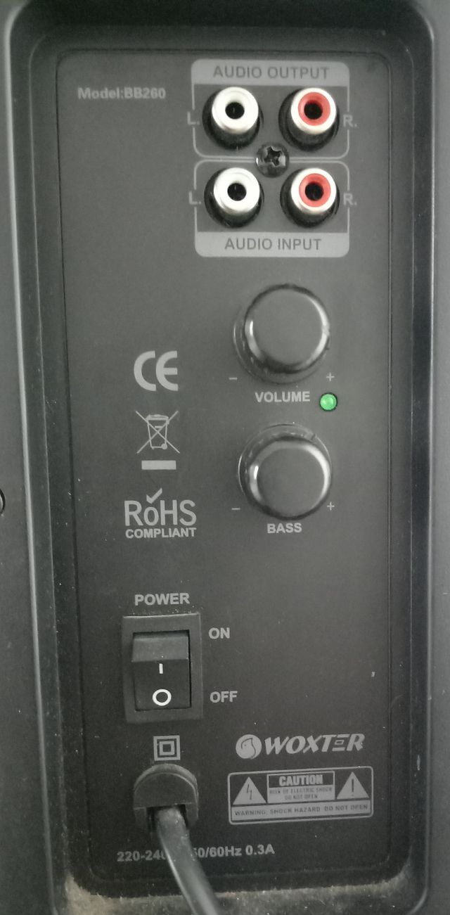 Altavoces Woxter con subwoofer de 6.5"