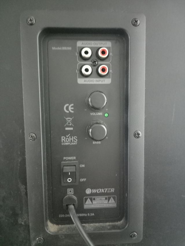 Altavoces Woxter con subwoofer de 6.5"