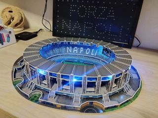 Stadio Maradona 3D con luci LED
