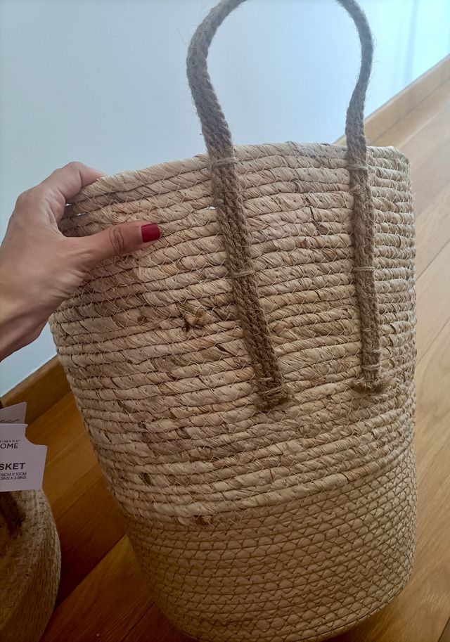 Cestas trenzadas - 2 unidades