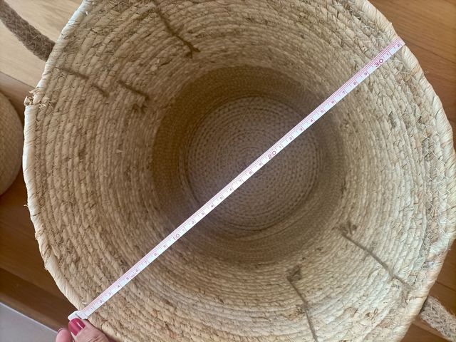 Cestas trenzadas - 2 unidades