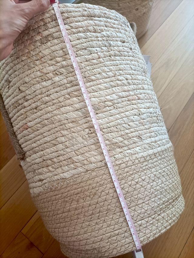 Cestas trenzadas - 2 unidades