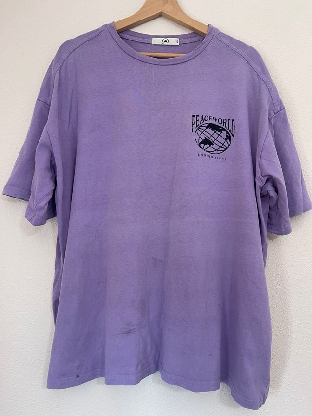Camiseta PeaceWorld morada