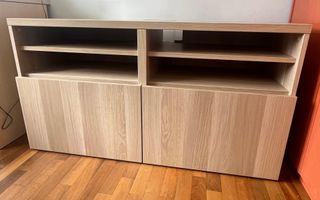 Mueble TV BESTÅ IKEA, Roble