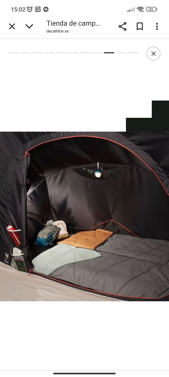 2 habitaciones tienda campaña air seconds 4.2 F&B