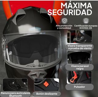 Casco moto integral ECE XL