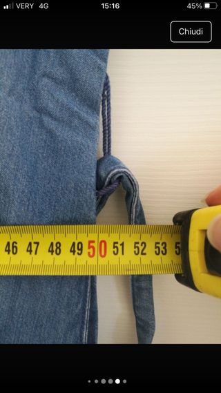 Abito lungo in jeans tg L