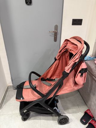 Silla paseo bebé - Plegable rosa