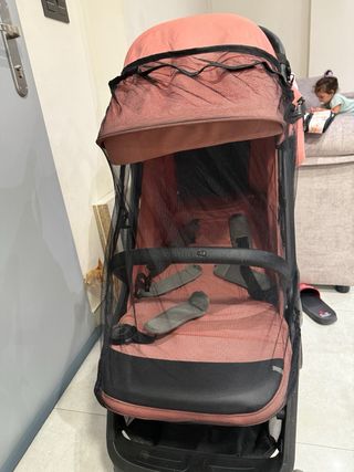 Silla paseo bebé - Plegable rosa