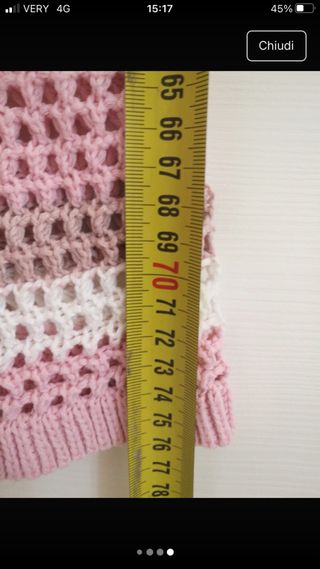 Abito in maglia taglia unica