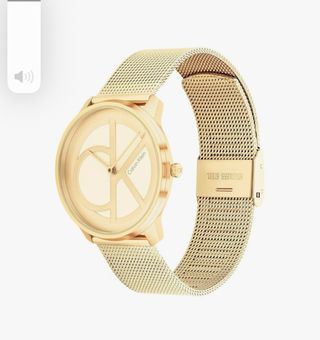 Reloj Calvin Klein dorado para mujer