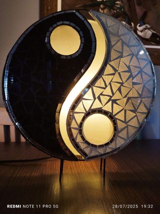 Lámpara Yin-Yang Mosaico