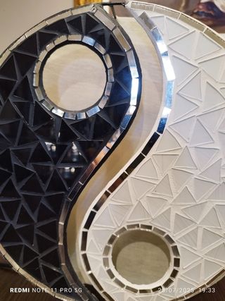 Lámpara Yin-Yang Mosaico